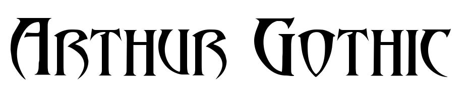 Arthur Gothic Font Download Free